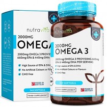 Omega 3 (2000 mg) | 660 mg de EPA y 440 mg de DHA