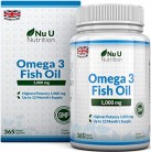Omega 3 | Aceite de Pescado | 1000 mg | 365 Cápsulas
