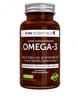Pure Essentials Aceite de Pescado Salvaje Omega-3 410 mg EPA